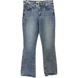 BKE Bille Slim Fit High Rise Bootcut Distressed Ripped Jeans Womens 29 x‎ 31.5